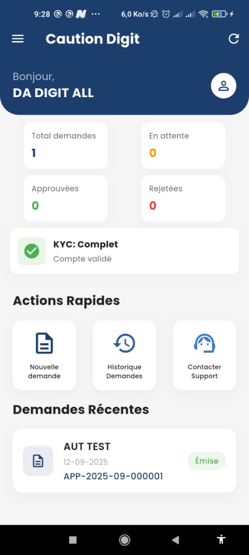 Capture application mobile